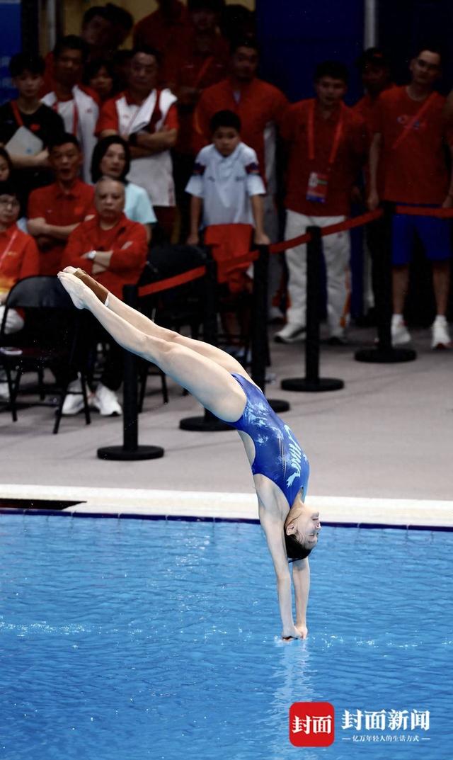 十五运跳水项目收官 “全妹”变身毽球“菜鸟	”