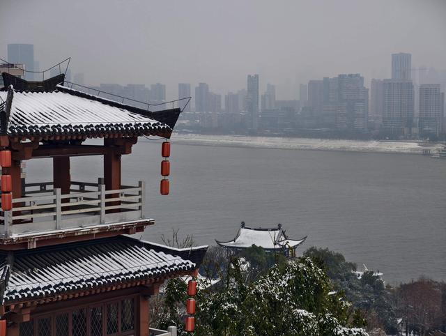 武汉雪景美不胜收