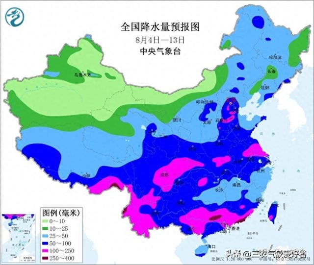 四川省！明天8月5号，新一轮强降雨中心已定，大雨中雨分布如下！