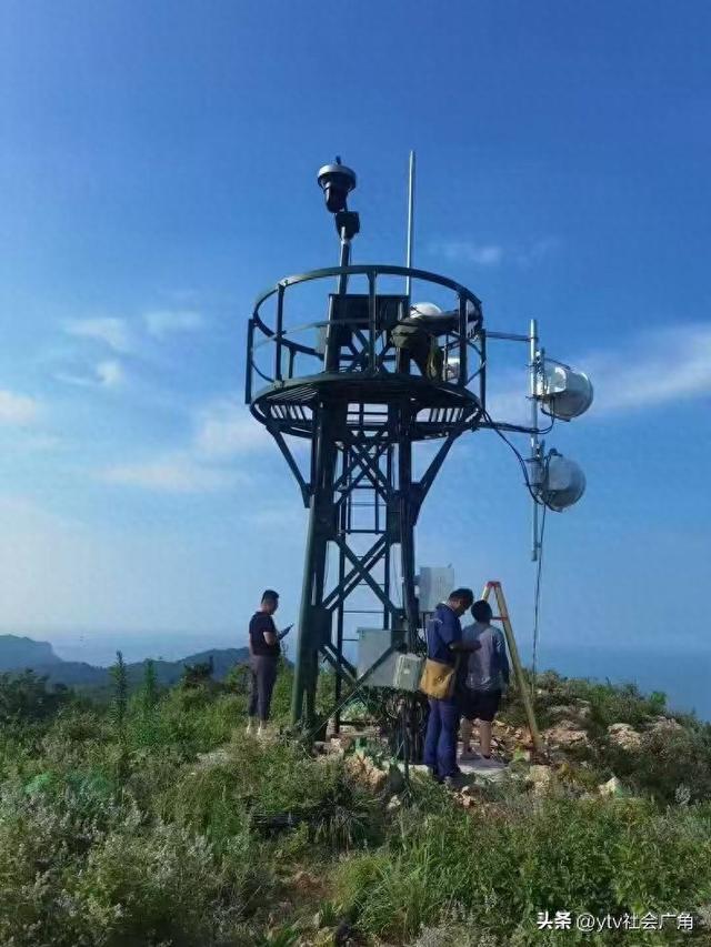 烟台联通火速建成超远基站 彻底解决大竹山岛通信难题
