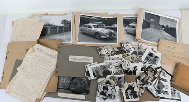 英国火车大劫案档案60年后首次曝光，劫匪车辆及成捆钞票面世