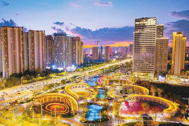 昆明巫家坝片区首个新建城市公园正式开放