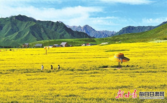 民乐县扁都口休闲旅游景区迎来旅游高峰