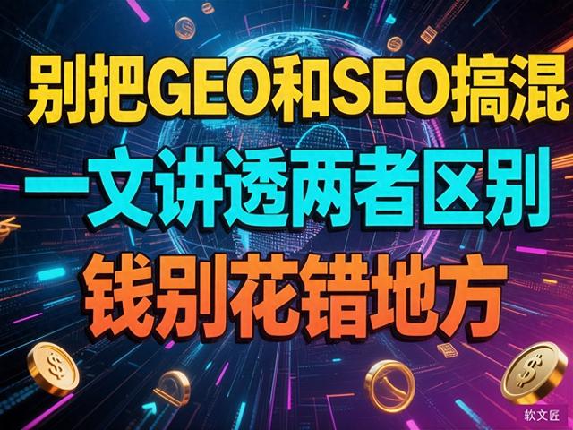 手表seo（GEO与SEO的本质区别在哪里一文讲透两者关系）