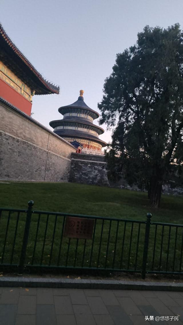 游天坛公园，赶了个背集