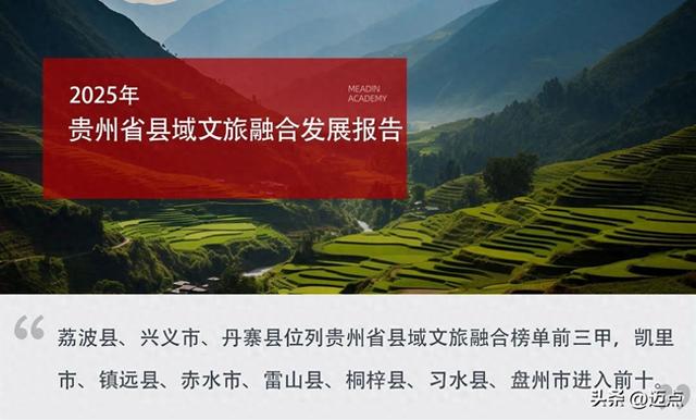 2025年贵州省县域文旅融合发展报告