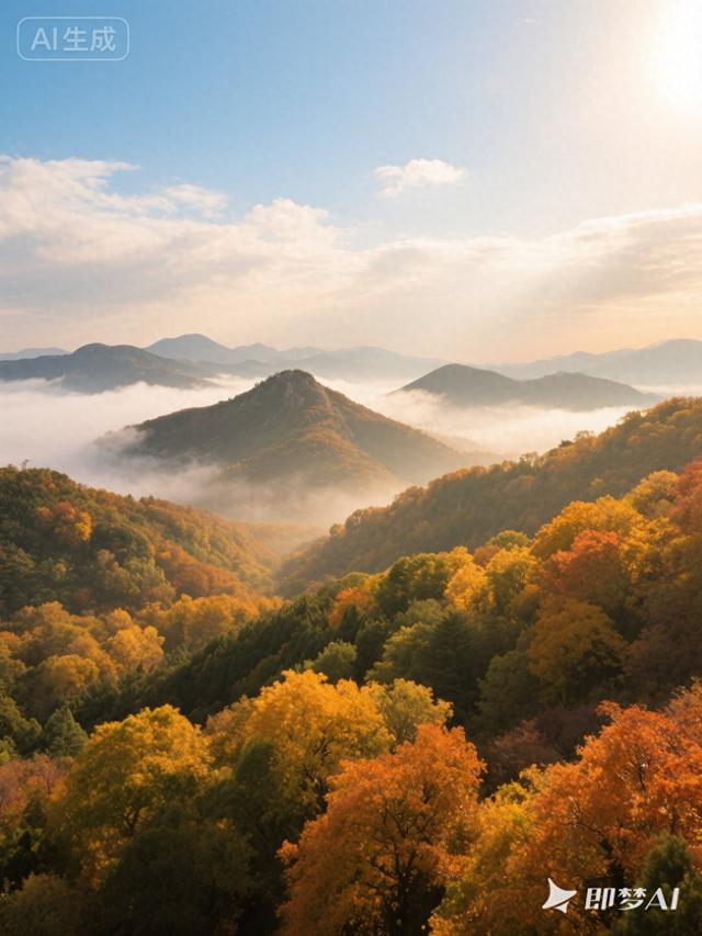 秋天的青岛象耳山真美