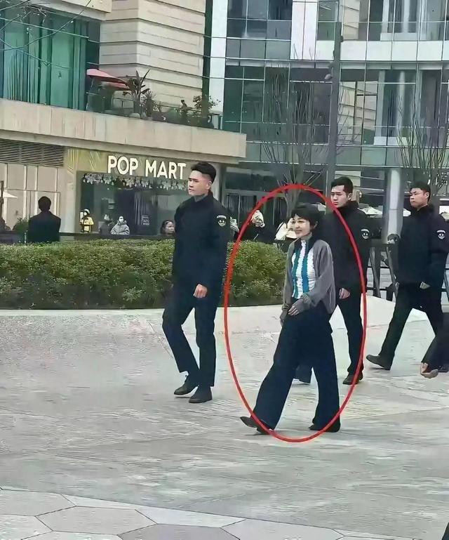 终于见到本人了 没有传说中那么漂亮 不是保安护驾 感觉就是一路人甲