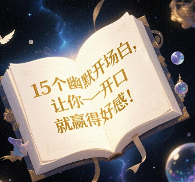 开玩笑的幽默句子（15个幽默开场白一开口就拉近距离）