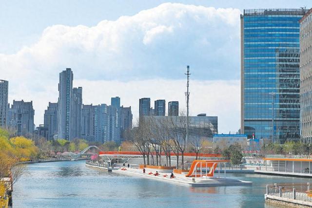 北京坝河金盏淀公园有了“贝加尔湖”的味道