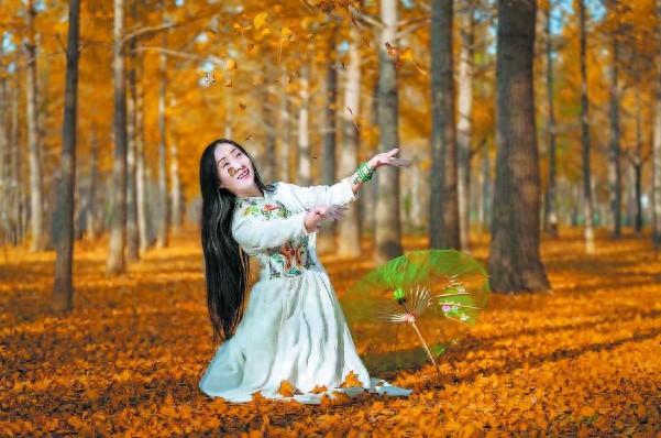 濮水公园美景如画引客来