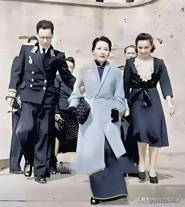 这是宋美龄年轻时的真实样貌，不是演员饰演，是货真价实的老照片