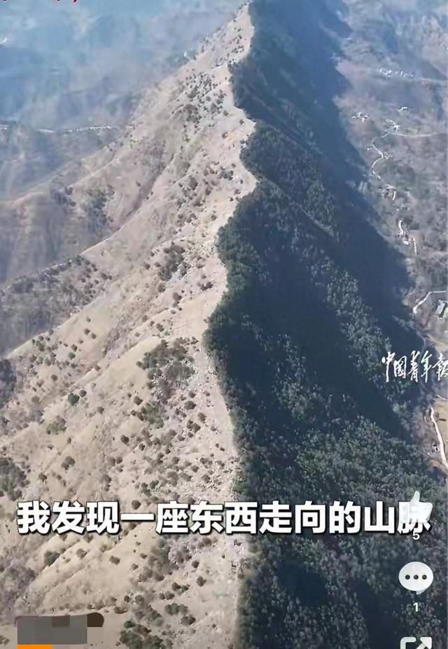 西安男生卧虎岭徒步拍到罕见阴阳坡，一半冬天一半春天太震撼
