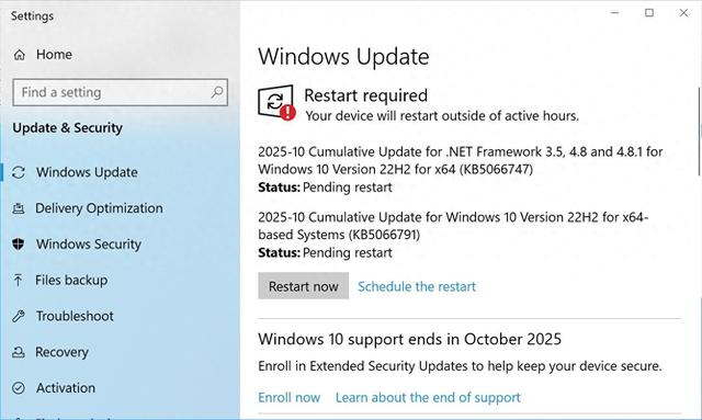Win10 终止支持前最后更新：微软推送10月更新，修复中文显示故障