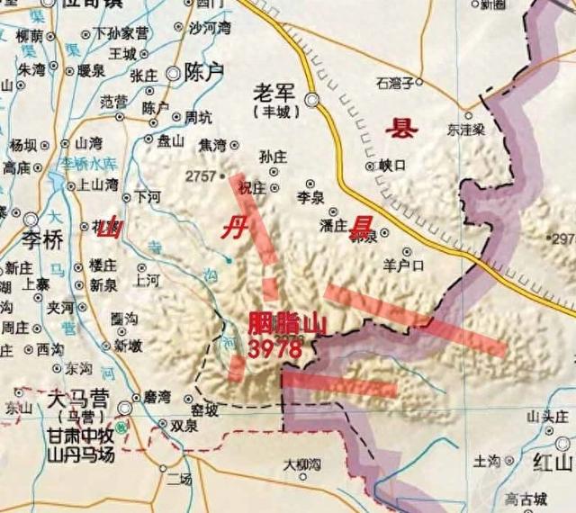 河西走廊中部的焉支山