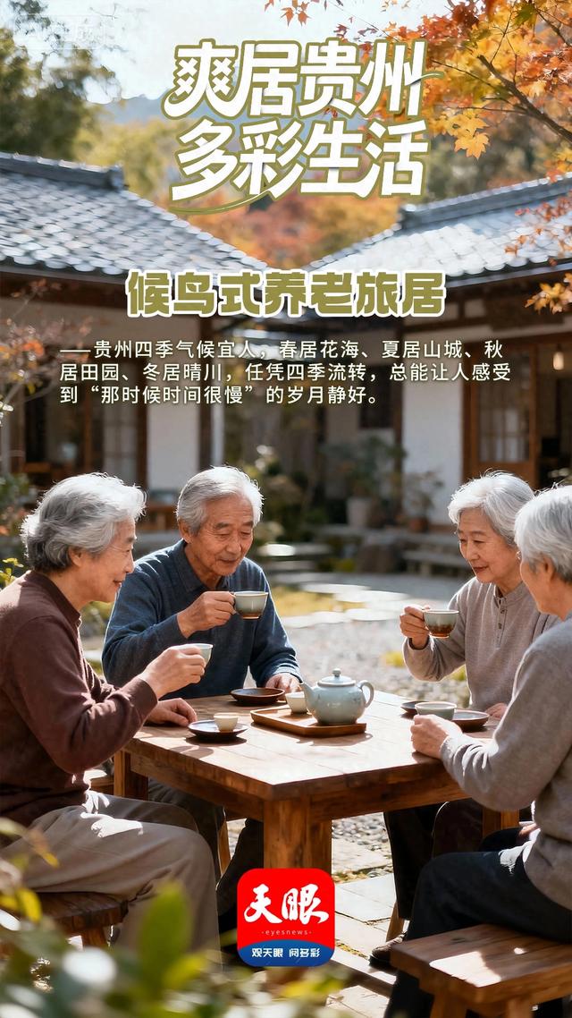 【AI海报】今天,我们邀您“爽居贵州”!