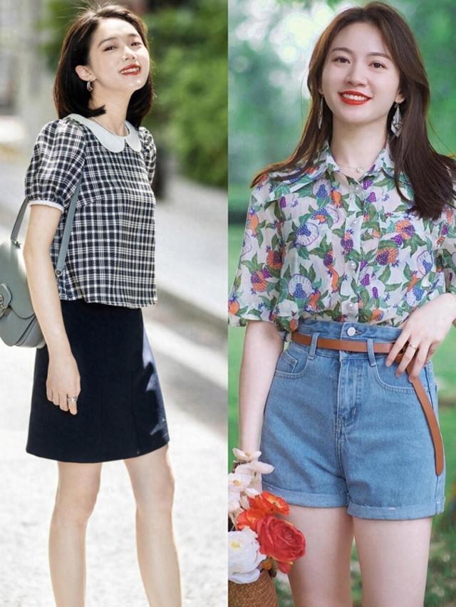 短袖女装T恤怎么搭配好看（夏季不容错过的短袖衫搭配）