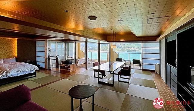 和歌山住宿推荐「龟之井酒店 那智胜浦」：绝美温泉海景套房