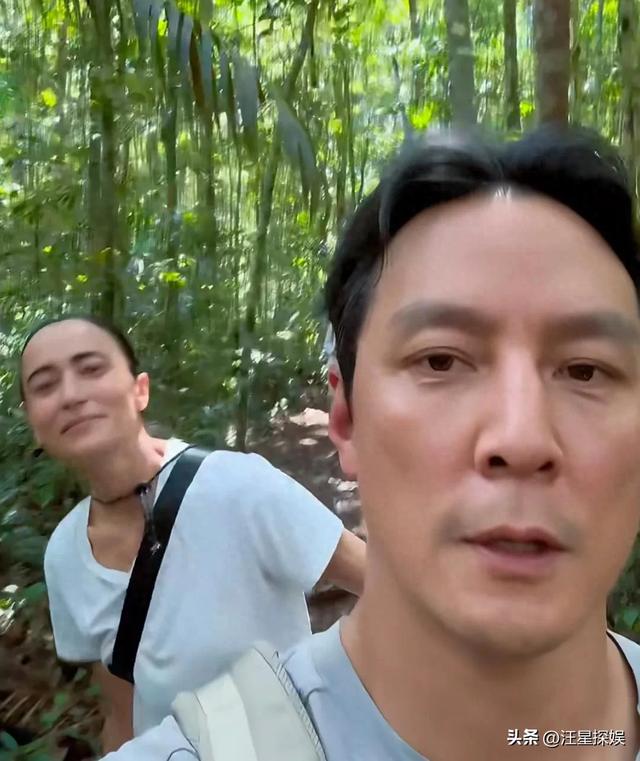 吴彦祖和老婆女儿到亚马逊雨林探险，他的老婆面相好硬朗