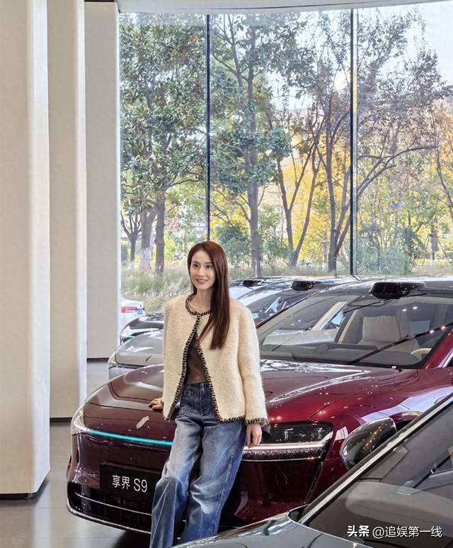 孙杨老婆张豆豆试驾享界S9火了！这“女神”真不是装的