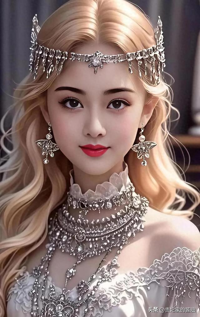 美眸清澈花容月貌