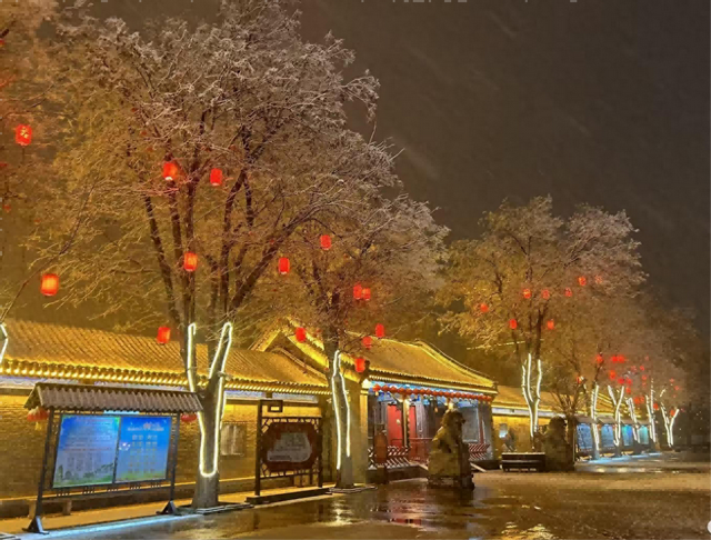 石家庄，三月大雪纷飞