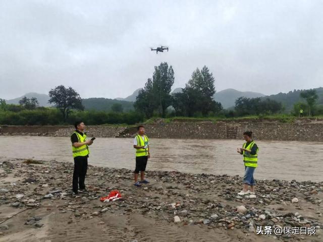 保定移动科技赋能防汛救援 无人机架起“空中光缆”