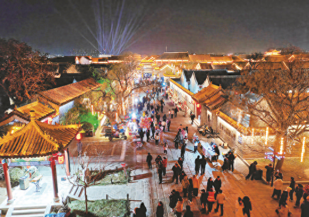 无棣古城：灯光秀助古城旅游升温