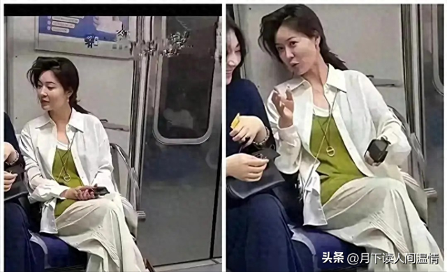地铁里遇到一位干净的阿姨，我相信她年轻的时候追求的人肯定很多