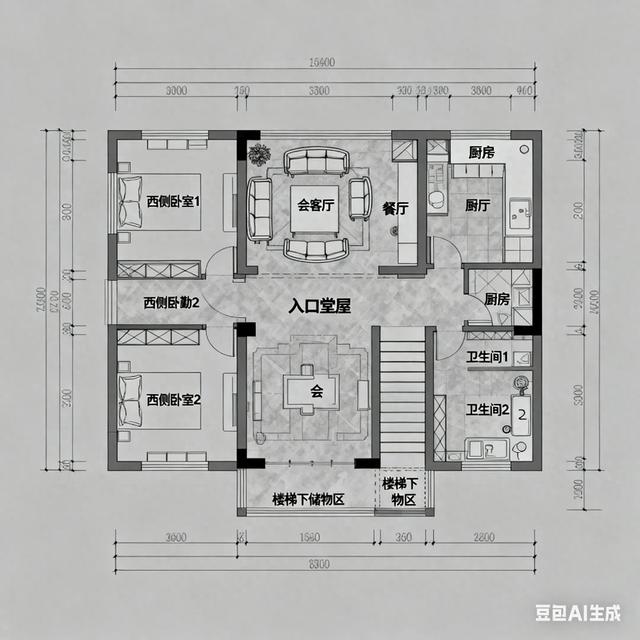 平面布局优化（面宽12米×进深10米自建房平面布局解析与优化建议）