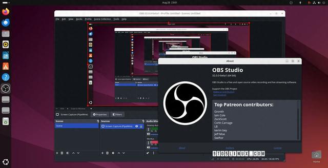录屏直播软件OBS Studio 32发布：默认直播码率提高至6000 Kbps