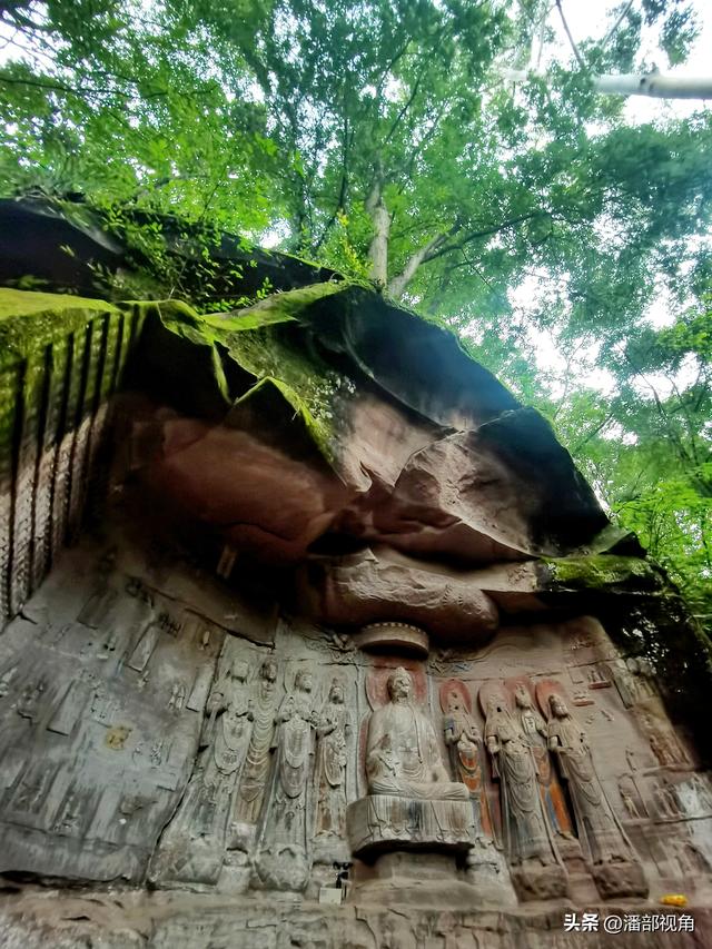 唐风满满的安岳千佛寨摩岩造像，竟然还是免费的