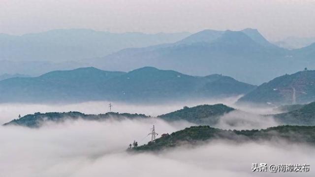 南漳：云雾缭绕 橘乡宛如仙境