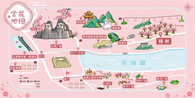 趁周末去黄河沿岸赏春！这2条公交线路都能到→