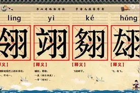 学习汉字，学习生僻字，每天进步一点点。20240716翎翊翗翃图片