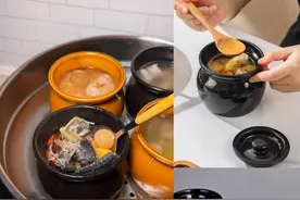 陶瓷瓦罐炖盅小吃煨汤炖罐家用隔水炖带盖商用炖汤蒸煮汤盅碗图片