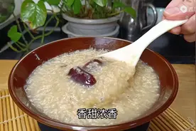 银耳粥的家常做法，简单又好吃的银耳小米粥，香甜浓香图片
