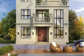 面宽10米，进深8米农村自建房，怎样设计比较好？图片