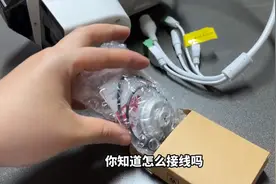海康摄像机外接监控拾音器接线教程#监控摄像头图片