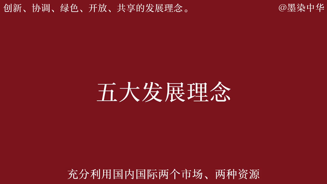 创新、协调、绿色、开放、共享的五大发展理念，是我国发展...