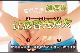 倪海厦推荐 健脾胃 动作图片