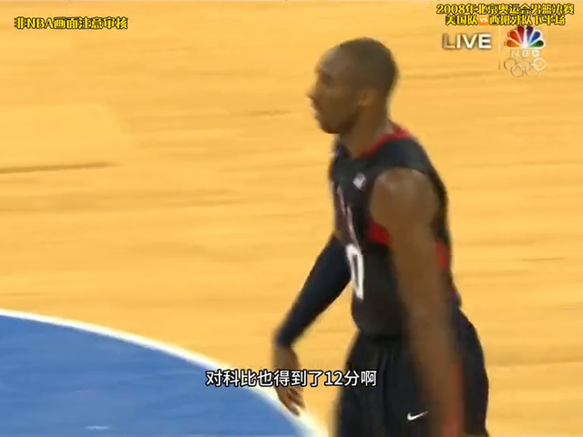 2008年北京奥运会男篮决赛美国队118-107战胜西班牙队