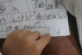 儿子的连环画：丧尸的危机#火柴人绘画图片