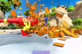 霸王龙儿童动画片，恐龙小红的飞天大炮！#儿童动画图片