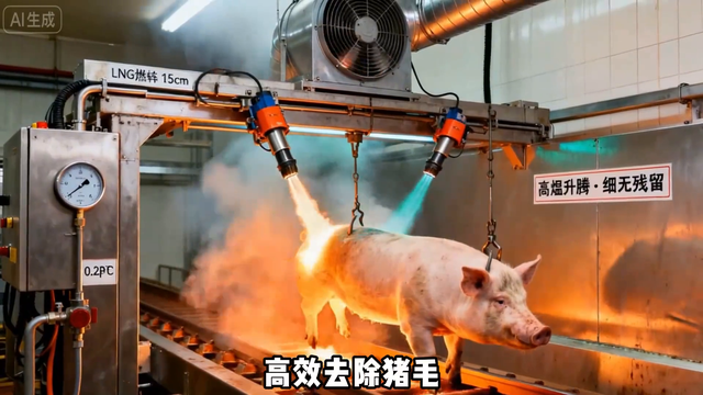 智能科技为猪洗澡，环保又卫生！自动化杀猪