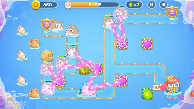 保卫萝卜4，海的女儿，第10集，道具全清金萝卜攻略