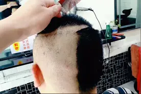 桃心，碎发，超简单，在家理发比较实用#零基础剪发教程图片