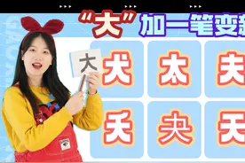 大加一笔变新字，赢小马宝莉卡包，除了太、犬、天，还有啥？视频封面
