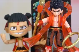 哪吒2玩具周边！哪吒居然有三副面孔，还有隐藏玩法 #哪吒2视频封面
