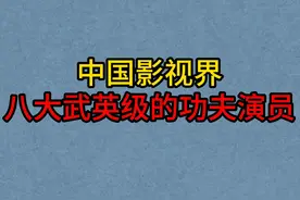 中国影坛的八大“武英级”的功夫演员，李连杰，赵文卓，张晋！